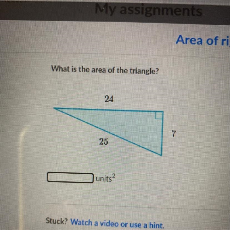 What’s the area of the triangle?-example-1