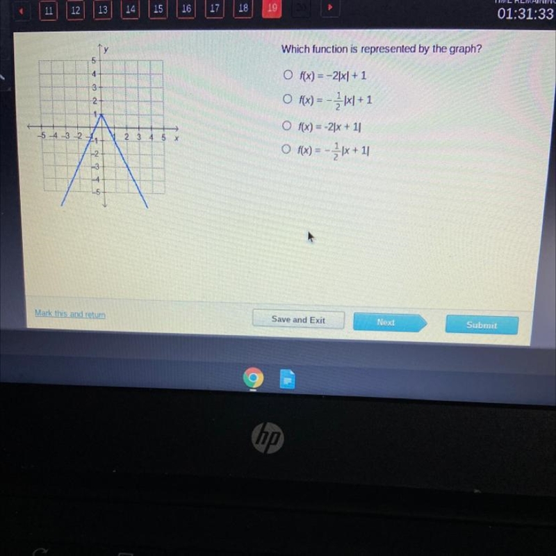 Which function is represented by the graph?-example-1