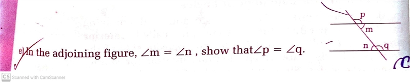 In the adjoining fig. ​-example-1