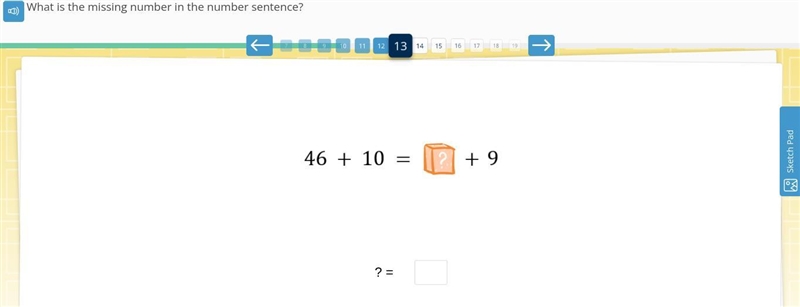 What is the missing number in the number sentence?-example-1