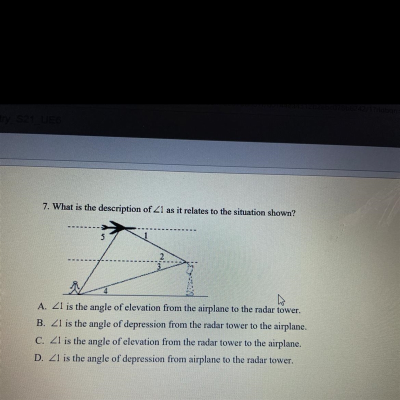 7. What is the description of Z1 as it relates to the situation shown? 5 A. Z1 is-example-1