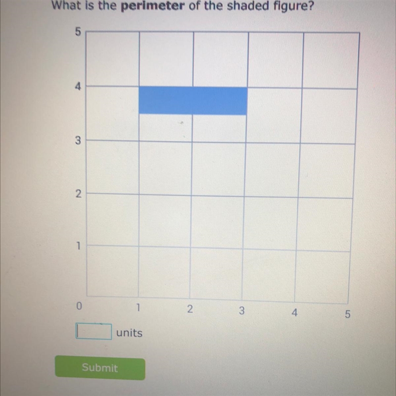 What is the perimeter of the shaded figure?-example-1