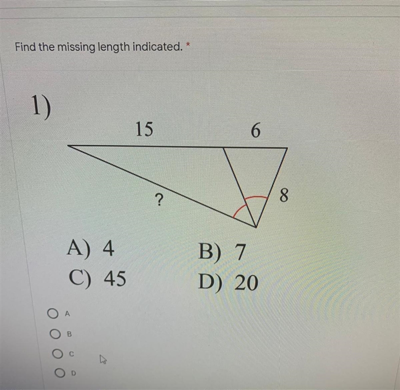 Find the missing length indicated-example-1