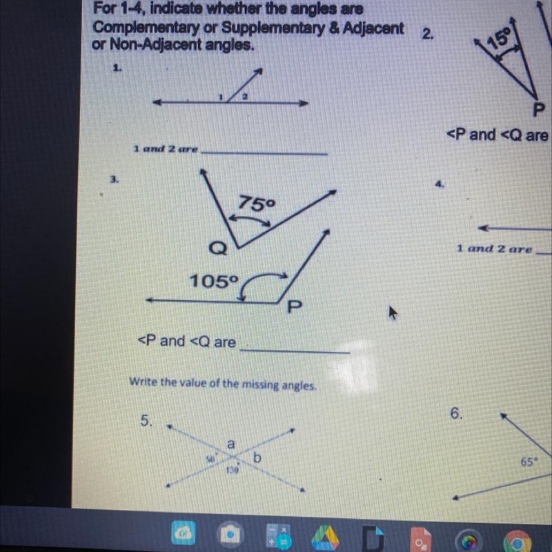 Help me out with 1 and 3 (geometry)-example-1