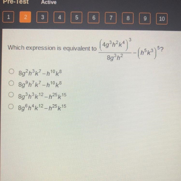 Which expression is equivalent to…-example-1