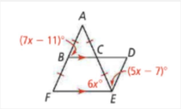 Can someone help please? What is the value of x? (Answer and explanation please! :) )-example-1