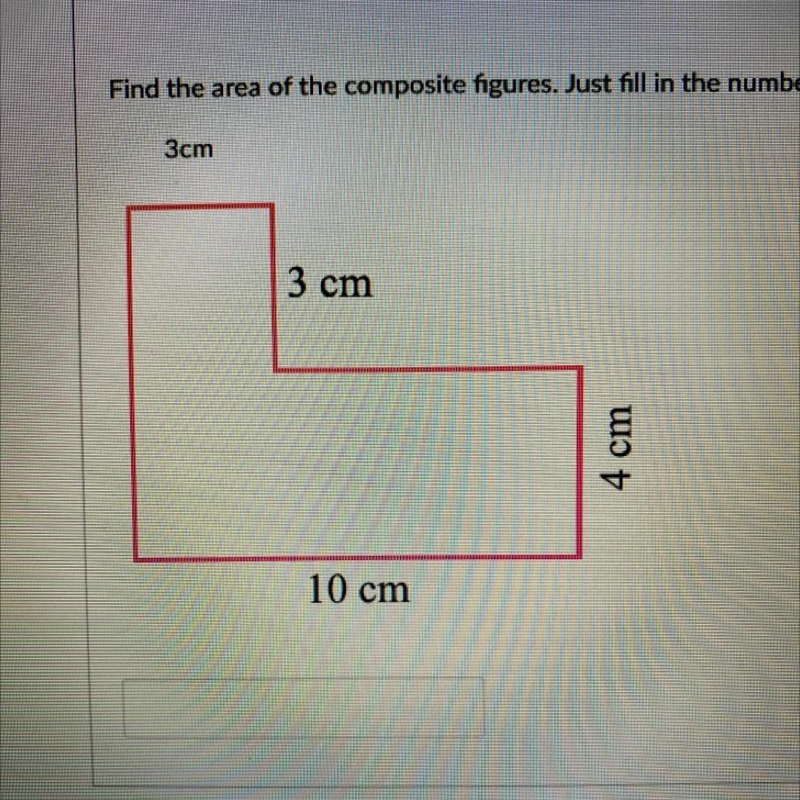 Can someone help finds the area of this figure-example-1