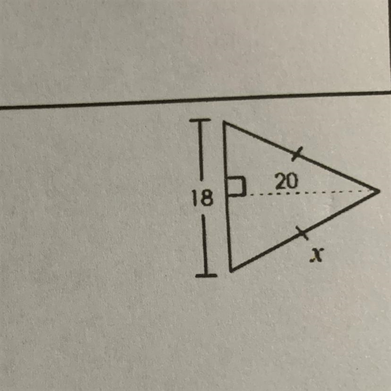 FIND THE VALUE OF X! please help !-example-1