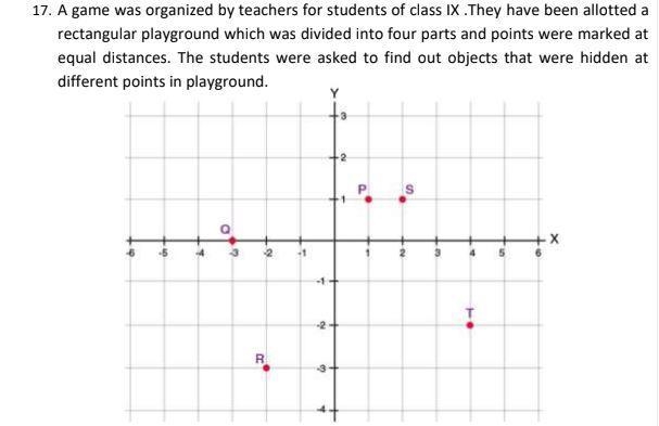 I) Coordinates of point P a) (1,1) b) (1,2) c) (2,1) d) (1,0) ii) Coordinates of point-example-1