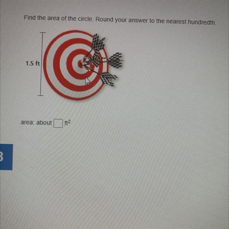 Find the area of the circle-example-1