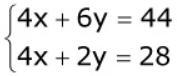 Solve the system of equations by elimination. Explain your reasoning or show your-example-1