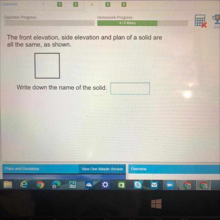 Write down the name of the solid.-example-1