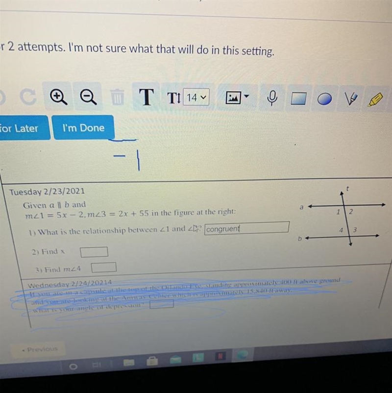 Parallelograms don’t know how to solve and teacher won’t show me need help-example-1