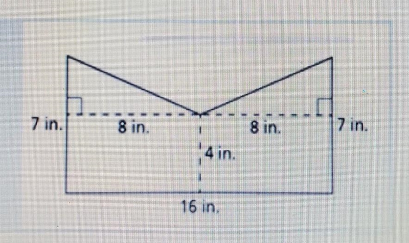 Find the area of the given polygon.​-example-1