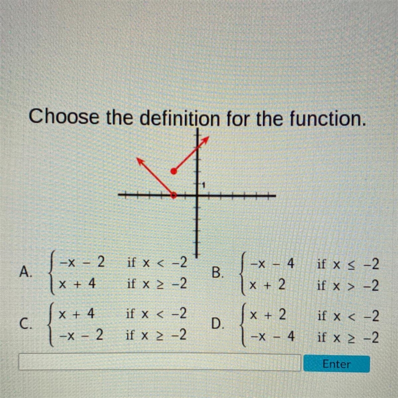 Choose the definition for the function. please help me-example-1