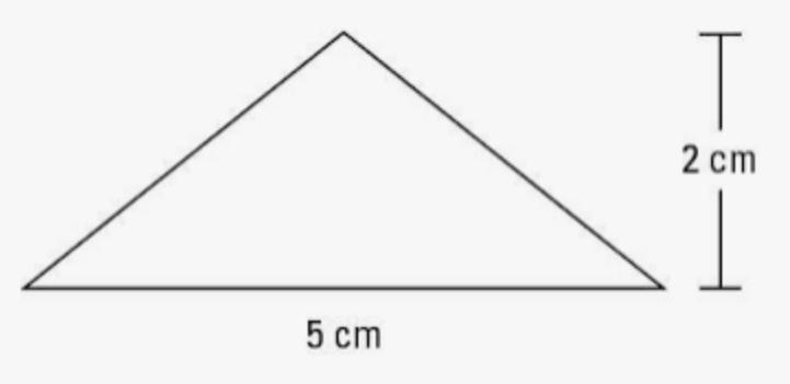 Find the area of the triangle below.-example-1