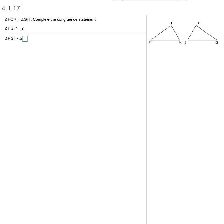 Complete the congruence statement.-example-1