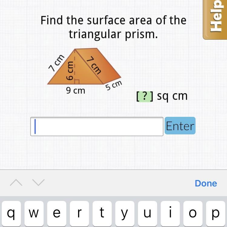 Find the surface area of the triangular prism-example-1