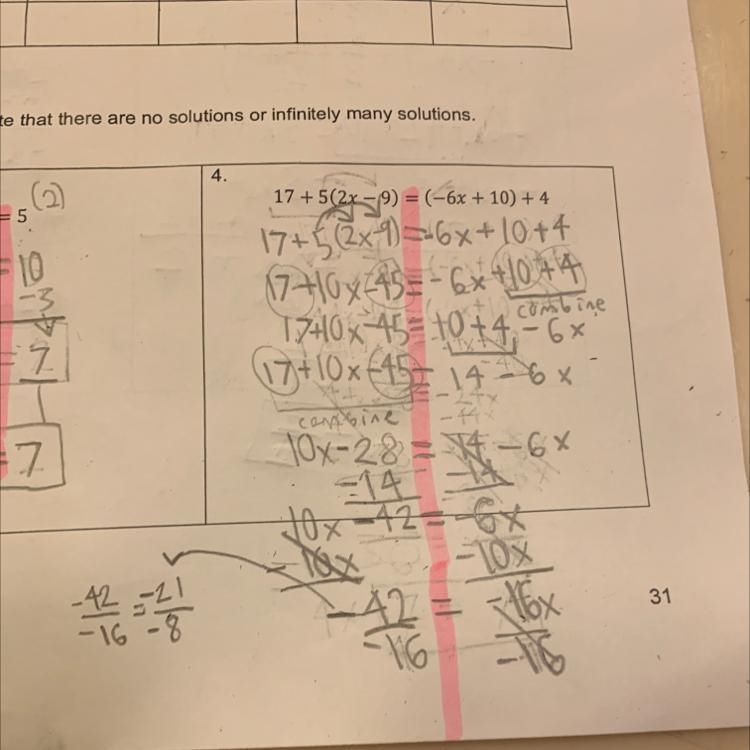 MAX POINTS!!! Where did I go wrong? Please explain where I went wrong and redo it-example-1