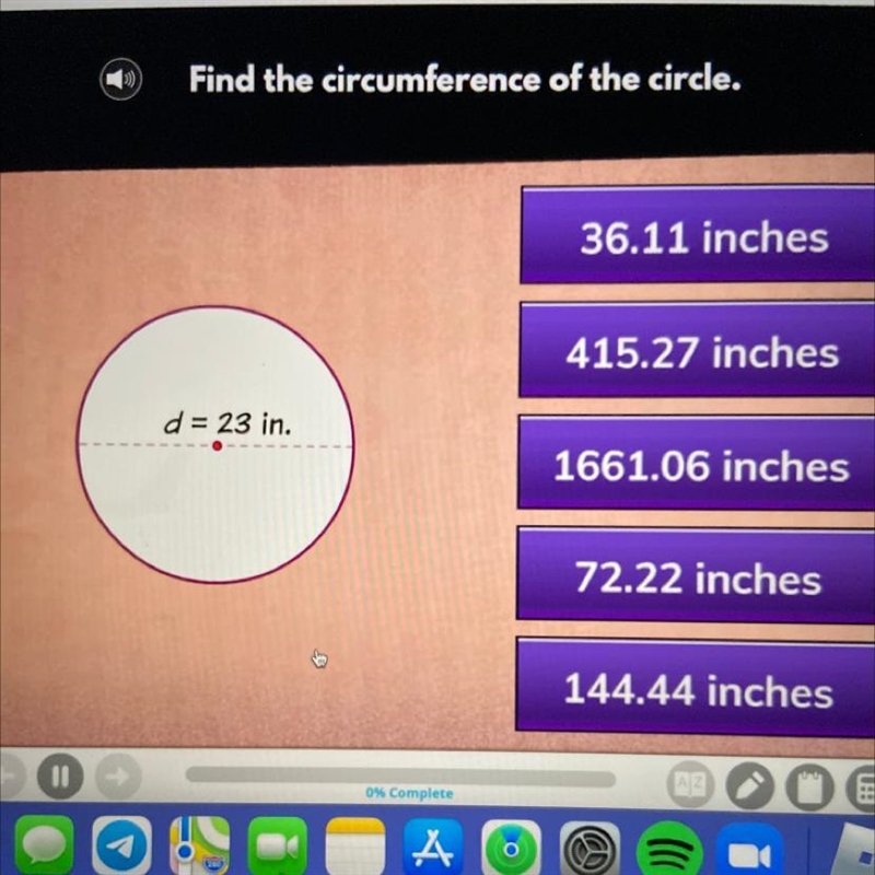 Find the circumference of the circle.-example-1