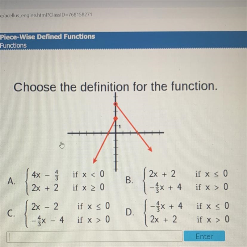 Choose the definition for the function.-example-1