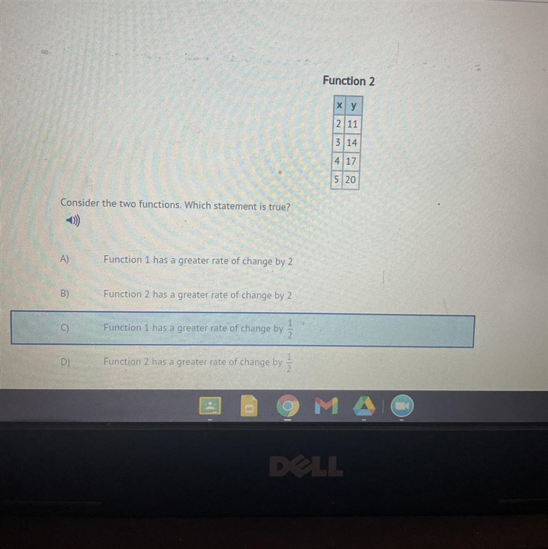 Consider the two functions. which statement is true?-example-1