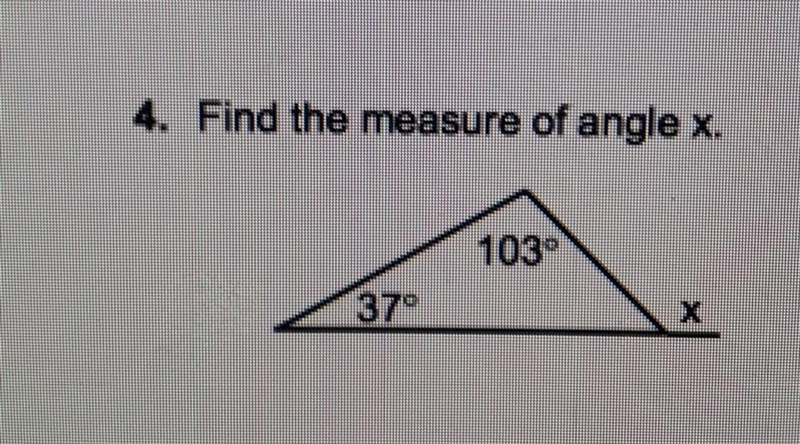 Find the measure of angle x-example-1