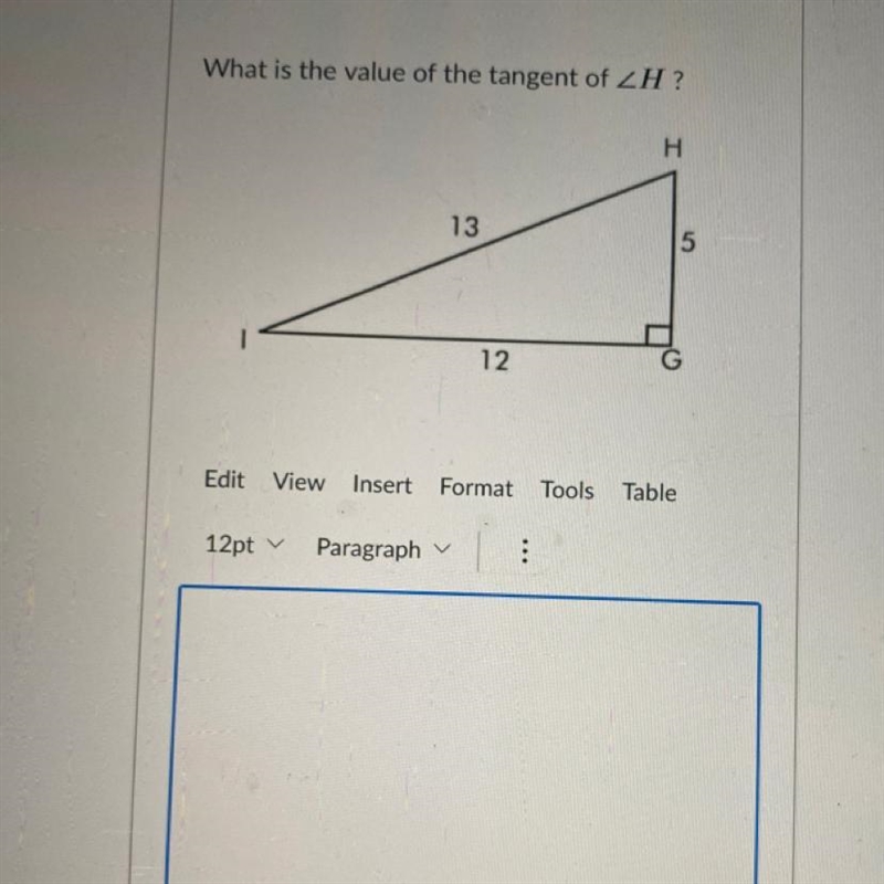 What is the value of the tangent of-example-1