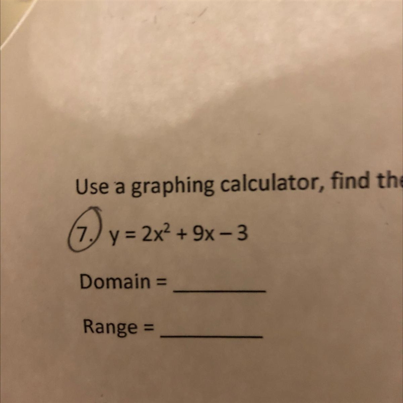 Need do find the domain and range-example-1