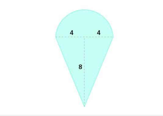 Find the area of the figure below. Round your answer to one decimal place.-example-1