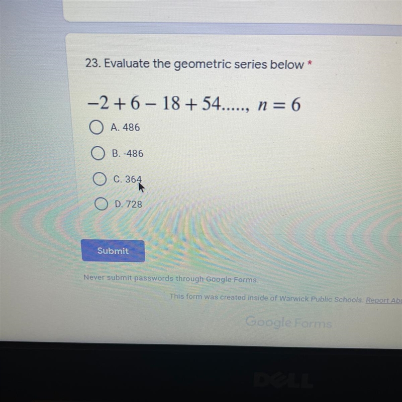 !!!! URGENT evaluate the geometric series below !-example-1