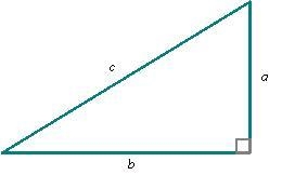 In a right triangle, the side c opposite the right angle is called the hypotenuse-example-1