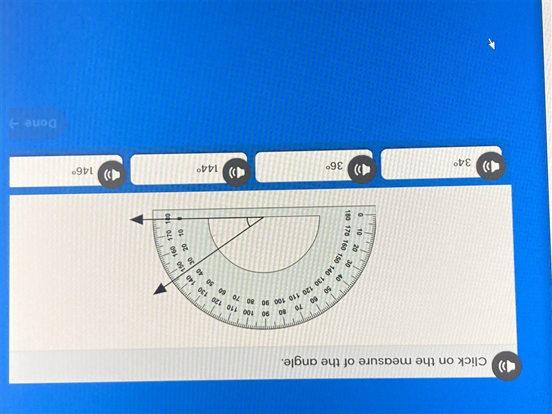 Click on the measurement of the angle.-example-1