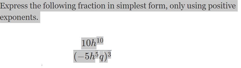 I keep getting the wrong answer. Please help! My answer -2/25h5q3-example-1