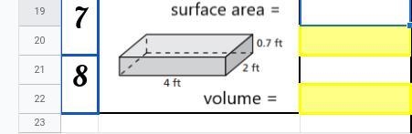 I need help finding the surface area and the volume-example-1