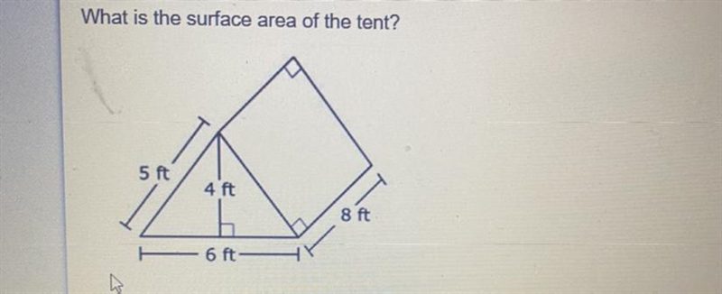 What is the surface area of the tent?-example-1