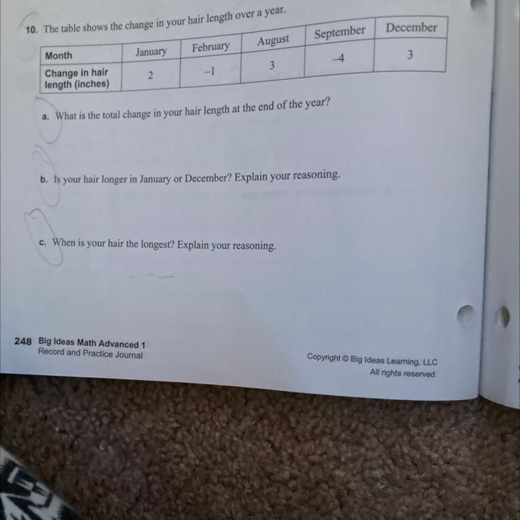 Step-by-step equation for a B & C Must show all work .work on a piece of paper-example-1