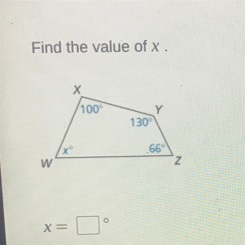 Find the value of x-example-1