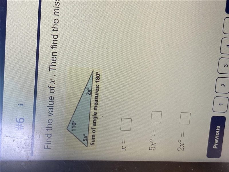 How to find values of x-example-1