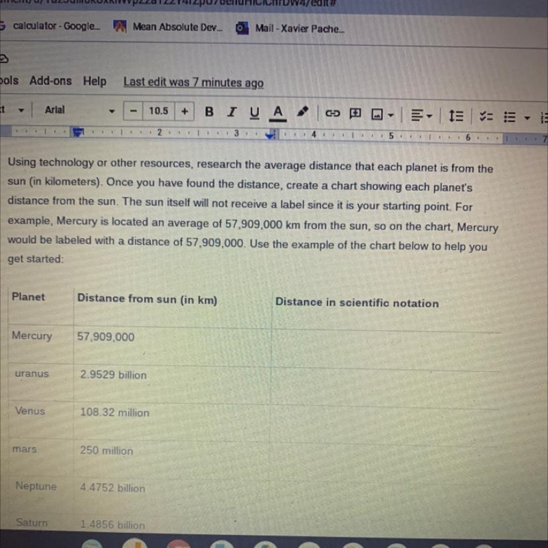 Operations and scientific notation math project need to know how to find the scientific-example-1