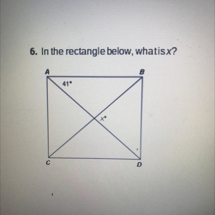 In the rectangle below what is X?-example-1