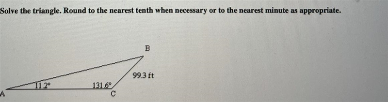 ASAP!!!!!!!!! Please show process!!! Using law of sines!!!!!!!! Thank you so much-example-1