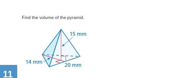 Find the volume of the pyramid.-example-1