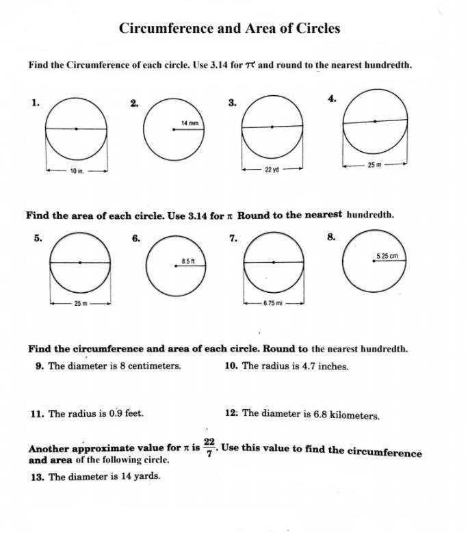 Circumference and Area of Circles-example-1