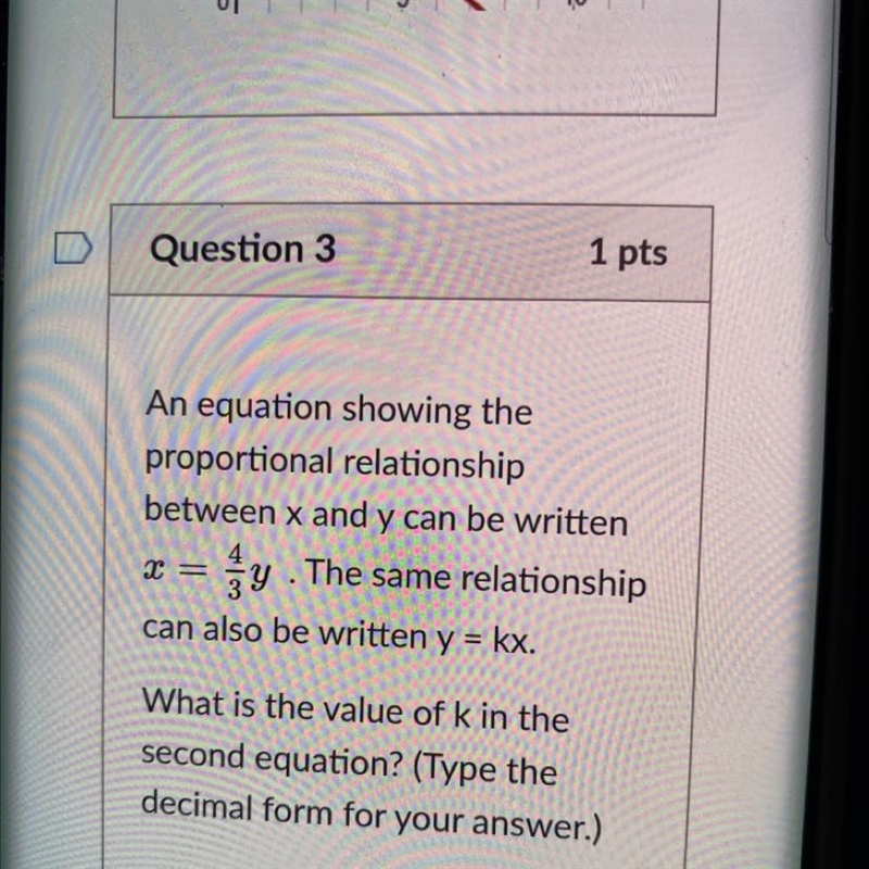 An equation showing the proportional relationship between x and y can be written gy-example-1