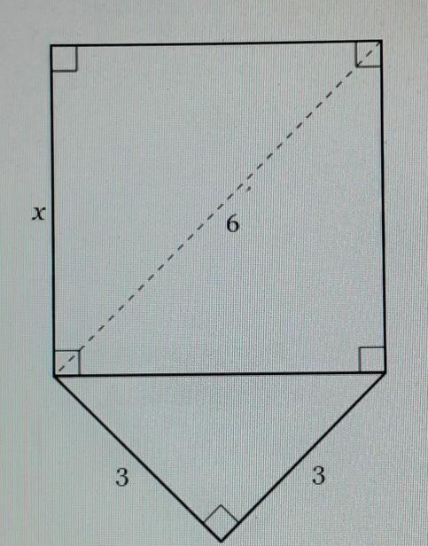 Find the Value of X using Pythagorean theorem please round to the nearest tenth ​-example-1