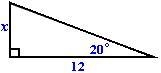 Enter the trigonometric equation you would use to solve for x. Do not solve the equation-example-1