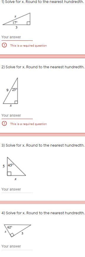 Solve for x. Round to the nearest hundredth-example-1