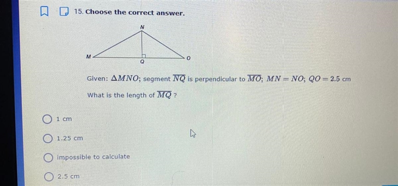 The last options is 5 cm, I need help-example-1