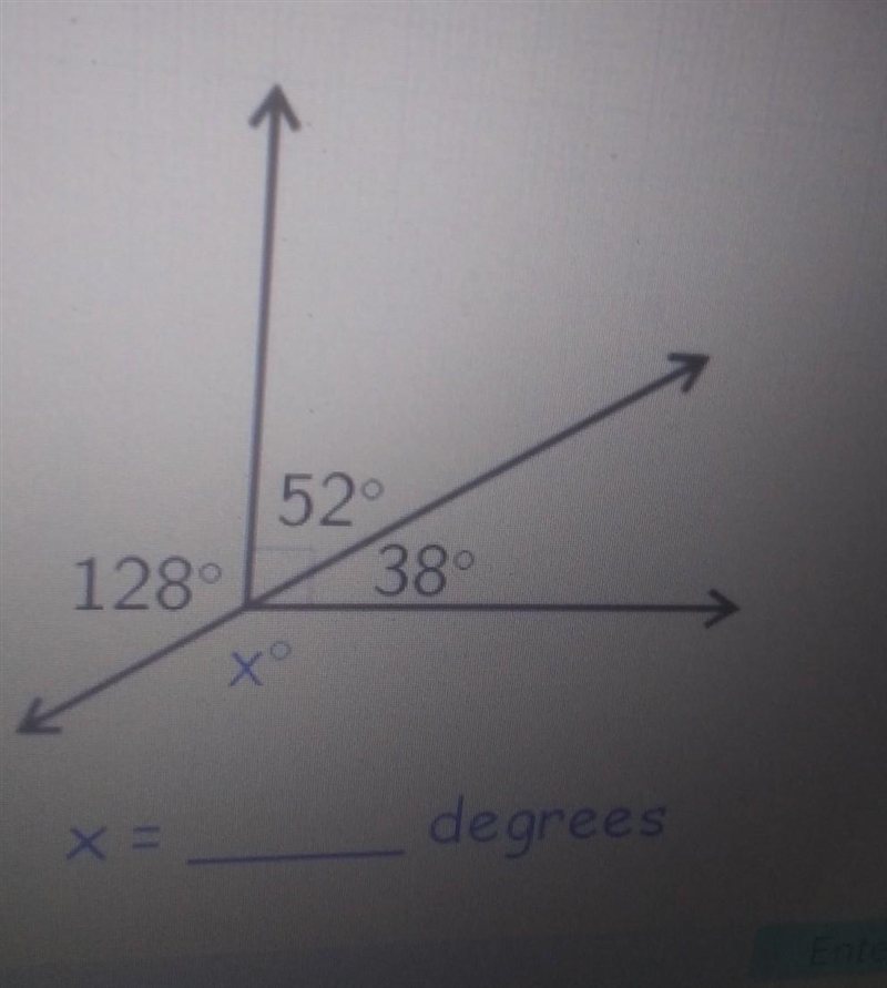 52° 38° 128 xo degrees​-example-1